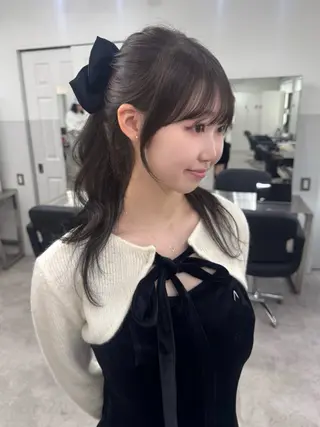 ロング カラー 🎀髪質改善×韓国レ イヤー×透明感/米田のヘアスタイル