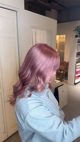 セミロング カラー 艶髪/ハイトーン💎 レイヤー/Reijiのヘアスタイル