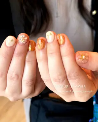 ネイル Seemly 千田町店所属・フラワーパラジェル 🌸シームリーエミのネイルデザイン