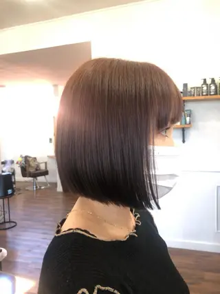 ミディアム カラー 正田 美帆のヘアスタイル