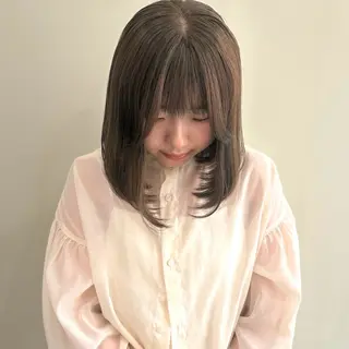 ミディアム カラー hana/艶髪 /透明感カラー🪞のヘアスタイル