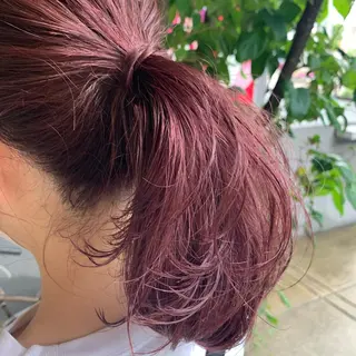 ミディアム カラー 大平 京佳のヘアスタイル