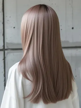 ロング カラー ☕️ベージュカラー 内藤光哉☕️のヘアスタイル