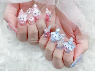 ネイル MoMoA Nail ネイル長さ出し専門店のネイルデザイン