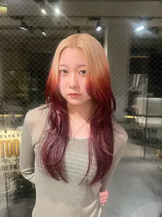 ロング カラー Qin所属・ルーツカラー 🌟  ミキのヘアスタイル