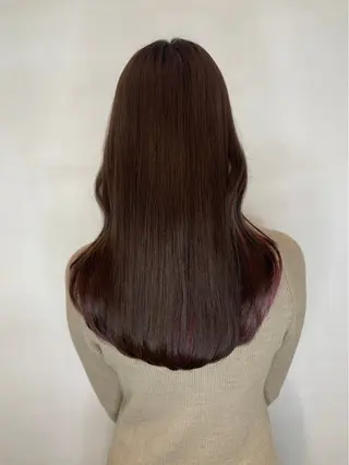 カラー レイヤーカット/ 艶カラー/山内一暉のヘアスタイル