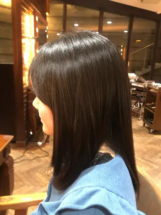 ミディアム stylist YUTOのヘアスタイル