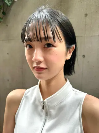 ショート カラー ボブ/ショート 吉田竣のヘアスタイル