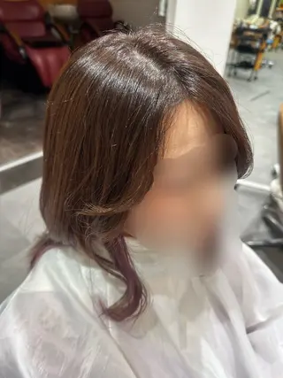 ミディアム カラー kamiyu hair&spa所属・木下 水琴のヘアスタイル