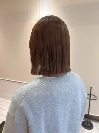 ミディアム 安藤 ひなたのヘアスタイル