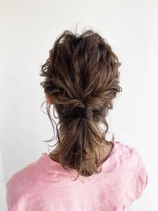 ミディアム Strawberry所属・原田 志保のヘアスタイル