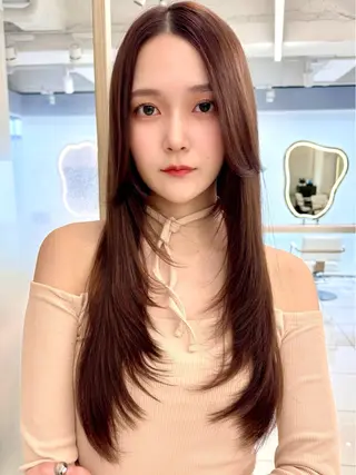 ロング ショート/ボブ/ 白髪ぼかし/しんやのヘアスタイル