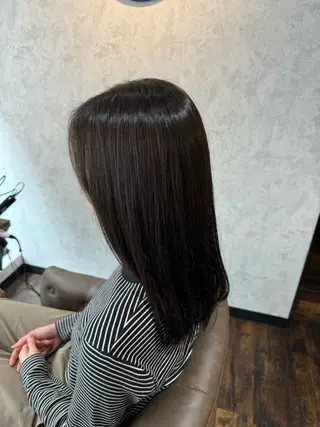 セミロング カラー 松永 かずきのヘアスタイル