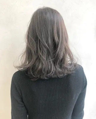 ミディアム カラー nakahara madokaのヘアスタイル
