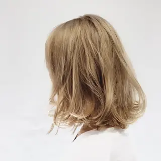 ミディアム 長谷川 誠志のヘアスタイル