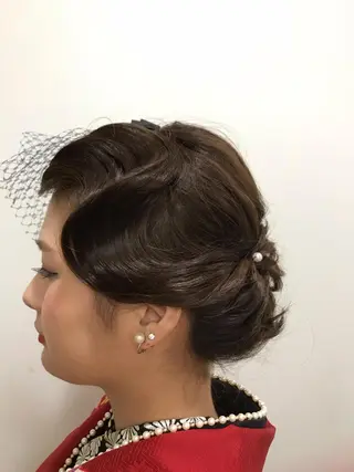 セミロング Delight ヘアメイク着付けのヘアスタイル