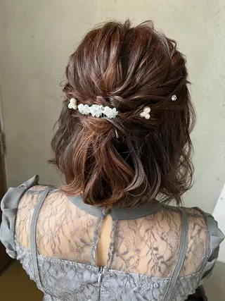 ミディアム ヘアアレンジ 山室 敬義のヘアスタイル