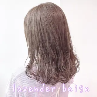 セミロング カラー パーマ ヘアアレンジ 🩶透髪×モテ髪🩶 池袋SHE🏹🩶のヘアスタイル