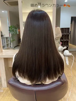 ロング カラー 透明感/チョコカラー 💍TAMA💍のヘアスタイル