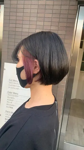 ショート カラー 🌈re-room EIKI🇰🇷のヘアスタイル