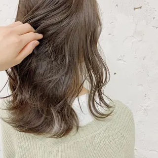 カラー Noele hair atelier(ノエルヘアアトリエ)所属・北上ゆい/個性派/ ナチュラルアレンジのヘアスタイル