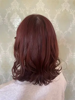 ミディアム EARTH/A与次郎店所属・EARTH✂️ 榎谷吏織のヘアスタイル