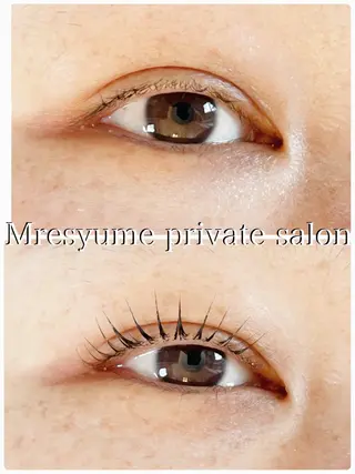 マツエク・マツパ Mresyume MAYUのマツエク・マツパデザイン