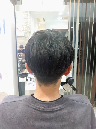 メンズ ショート 丁寧なカットが評判！ 生駒富雄☆丸上のヘアスタイル