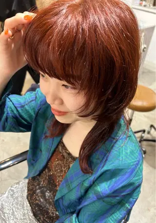 セミロング 🌵ｵｶﾓﾄ 🌵のヘアスタイル