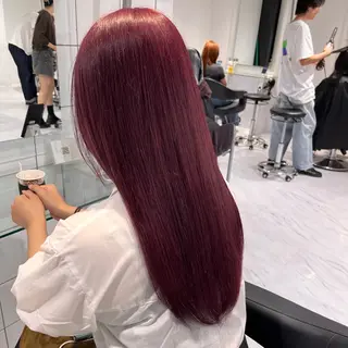 ロング カラー 🫧うる艶トレンド 🫧透明感カラーのヘアスタイル