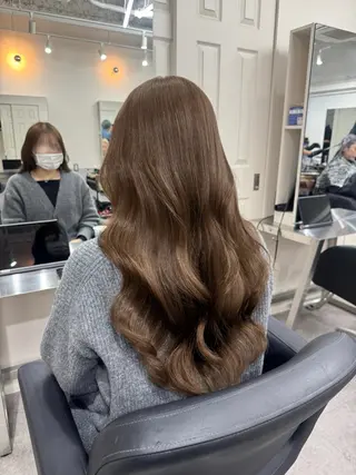 ロング カラー 🎀髪質改善×韓国レ イヤー×透明感/米田のヘアスタイル