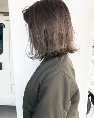 ショート カラー パーマ ヘアアレンジ メンズ キッズ ネイル マツエク・マツパ 韓国風×透明感カラー 髪質改善オタベシンヤのヘアスタイル