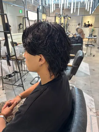 ショート パーマ メンズ men's/perm colorDaijuのヘアスタイル