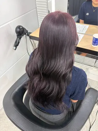 ロング miku/ラベンダー 透明感カラー🪻❤︎のヘアスタイル