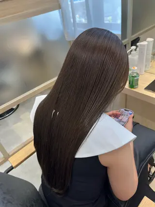 ロング カラー 小林 翔のヘアスタイル