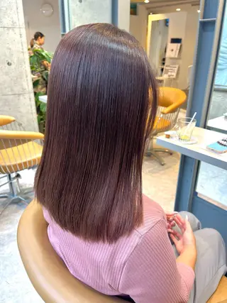 ミディアム カラー うしだ かおるのヘアスタイル