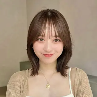 ミディアム ボブ/レイヤー /sora🌙✨️のヘアスタイル