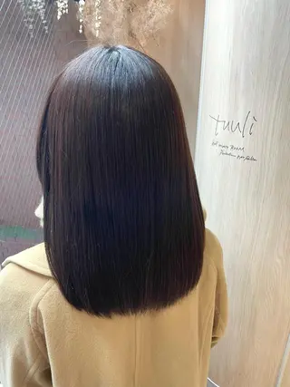 ミディアム カラー 西 めぐみのヘアスタイル