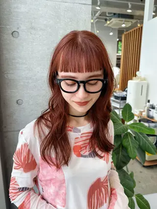 ロング カラー ❤️アヤカ Wカラー ボブ レイヤー❤️のヘアスタイル