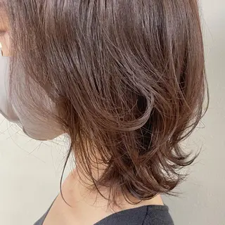 ミディアム カラー ヘアアレンジ maoブリーチ無し 似合わせカラーのヘアスタイル
