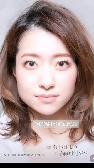 マツエク・マツパ DEPARTMENT 眉毛とまつげの専門店の眉毛・アイブロウイメージ