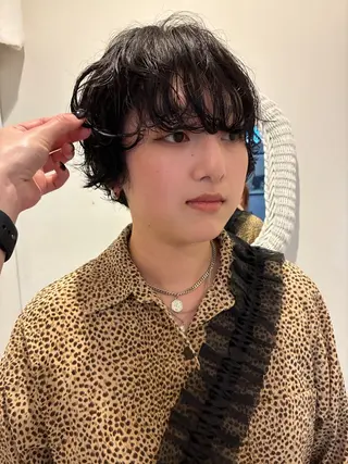 ショート パーマ loty hair design所属・SEIRA🤍 レイヤーカットのヘアスタイル