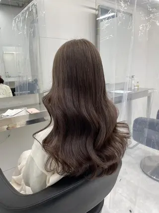 カラー うる艶🤍春のトレン ドヘア🤍上野美容室のヘアスタイル