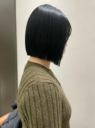 ミディアム SAUT銀座所属・石川玲菜/ 髪質改善ボブ/メンズのヘアスタイル