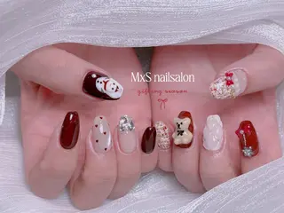 ネイル MxS Nail 【長さだし/フィルイン/マグネット/ワンホンネイル/韓国ネイル/パラジェル】所属・M×S Nail みなのネイルデザイン