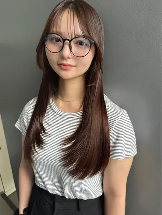 ロング 髪質改善✨艶髪✨ レイヤーカット 田畑のヘアスタイル