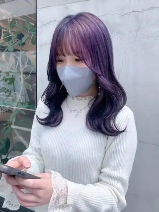 セミロング カラー ヘアアレンジ yuka .のヘアスタイル