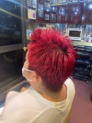 カラー メンズ レイヤーカット/ カラー/長谷恵花のヘアスタイル