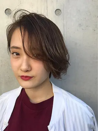 ショート カラー コジマ ダイスケのヘアスタイル