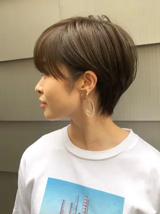 ショート 似合わせ/小顔カット 🔷山方直也のヘアスタイル